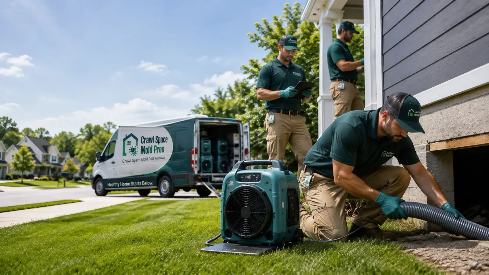 Crawl Space Mold Removal in Cambridge, ID